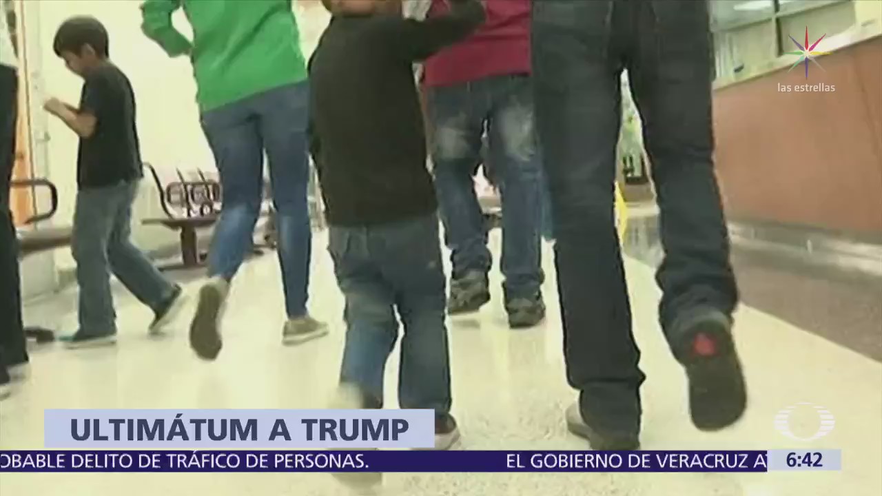 Juez da 2 semanas a Trump para reunir a familias migrantes