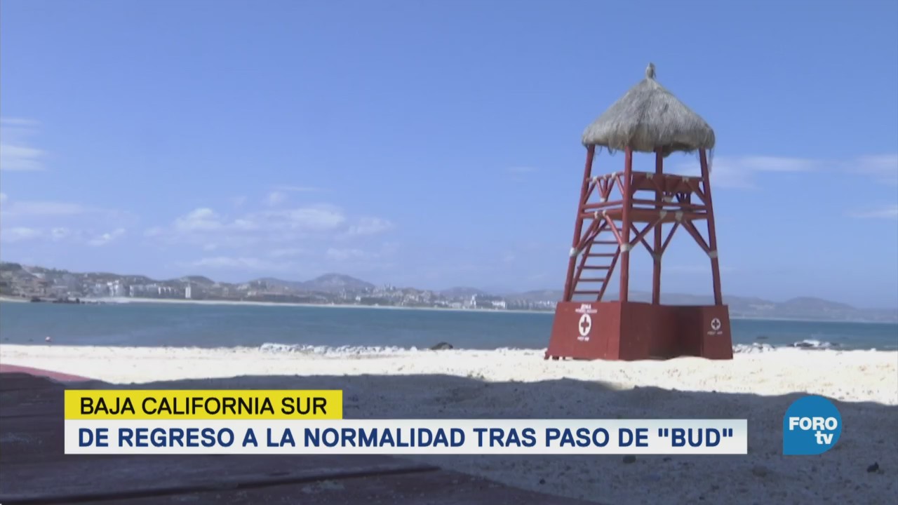 Levantan la alerta roja por "Bud” en Baja California Sur