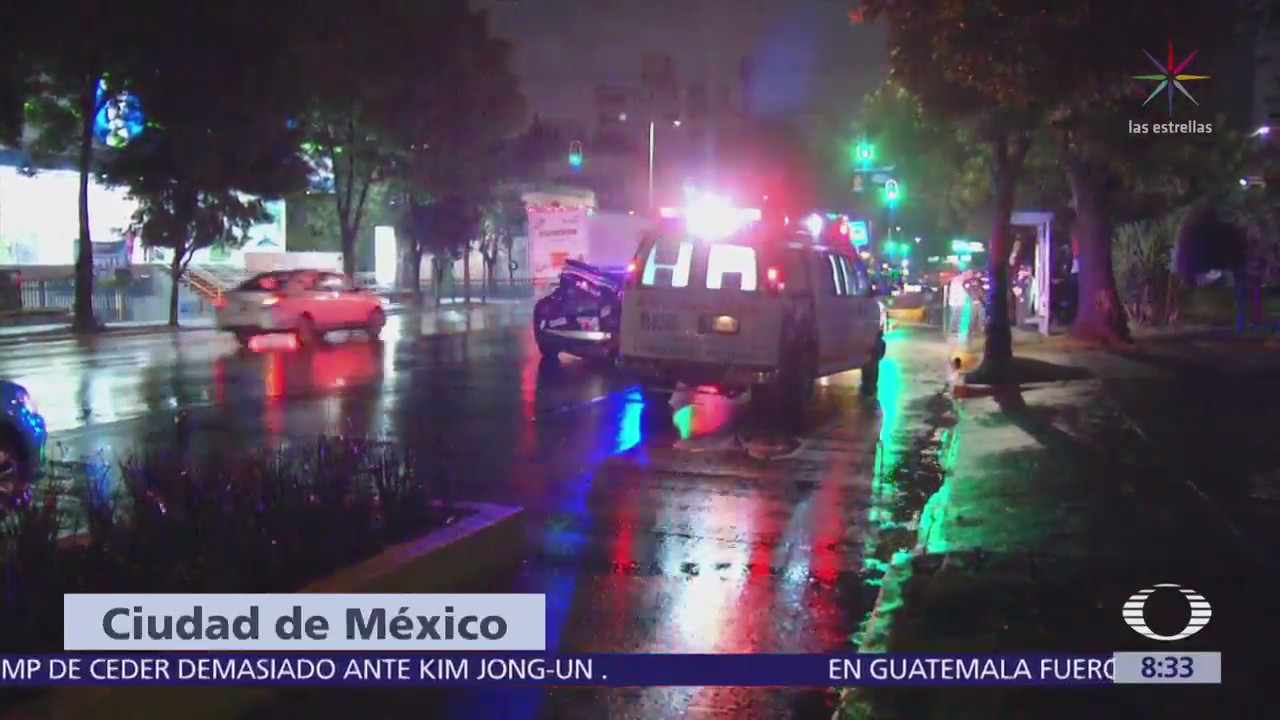Lluvias causan encharcamientos en la Ciudad de México