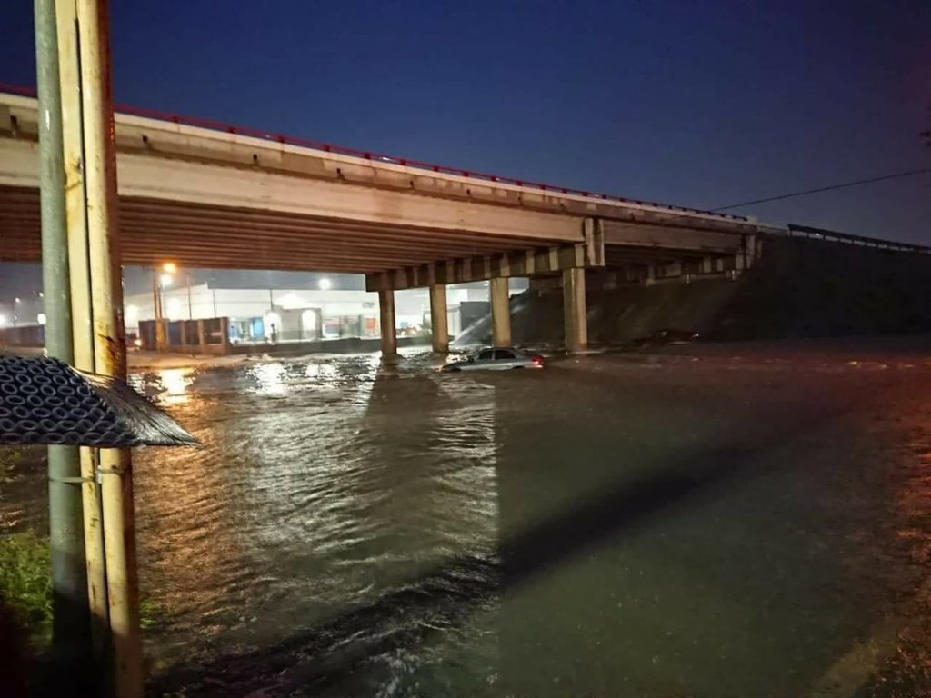 Lluvia inunda al menos 22 colonias en Reynosa, Tamaulipas