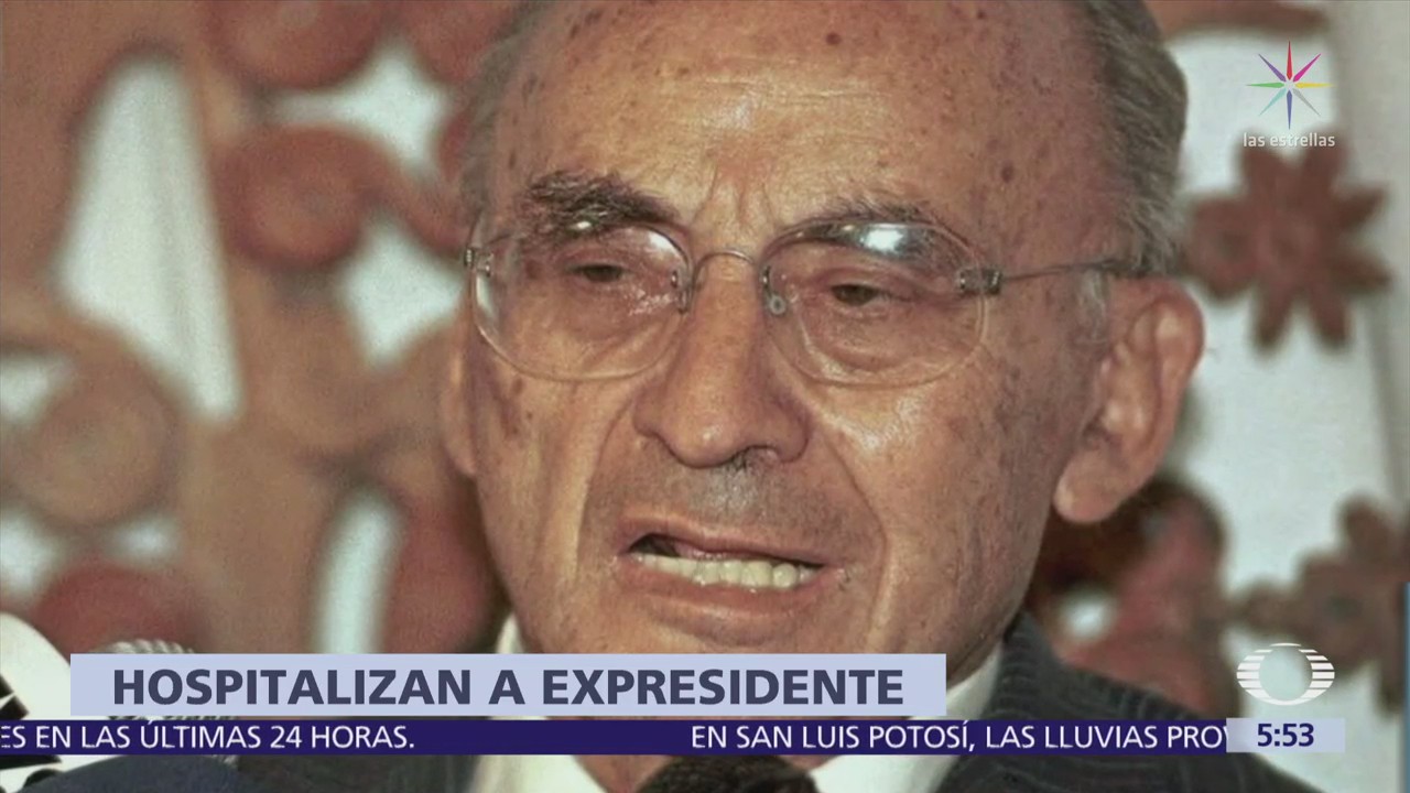 Hospitalizan Expresidente Mexicano Luis Echeverría