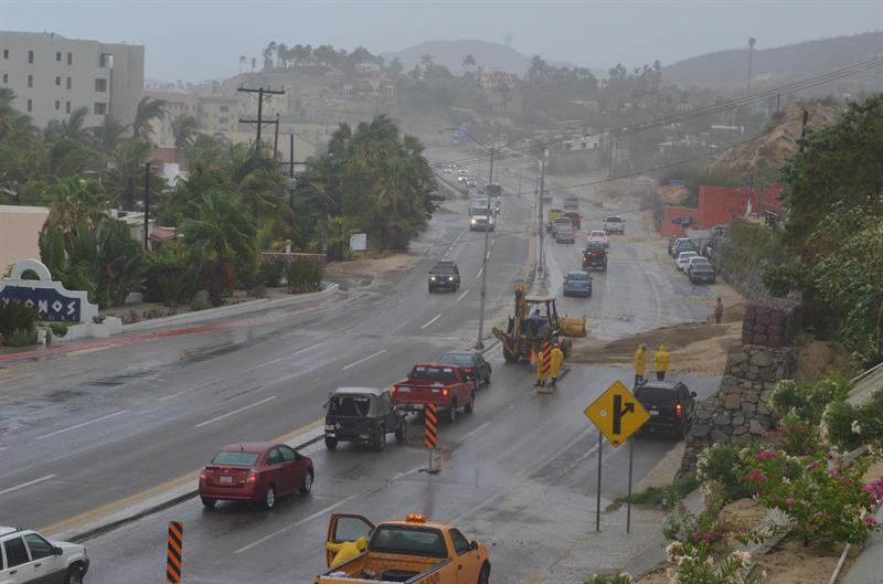 ‘Bud’ provoca lluvias torrenciales en Baja California Sur