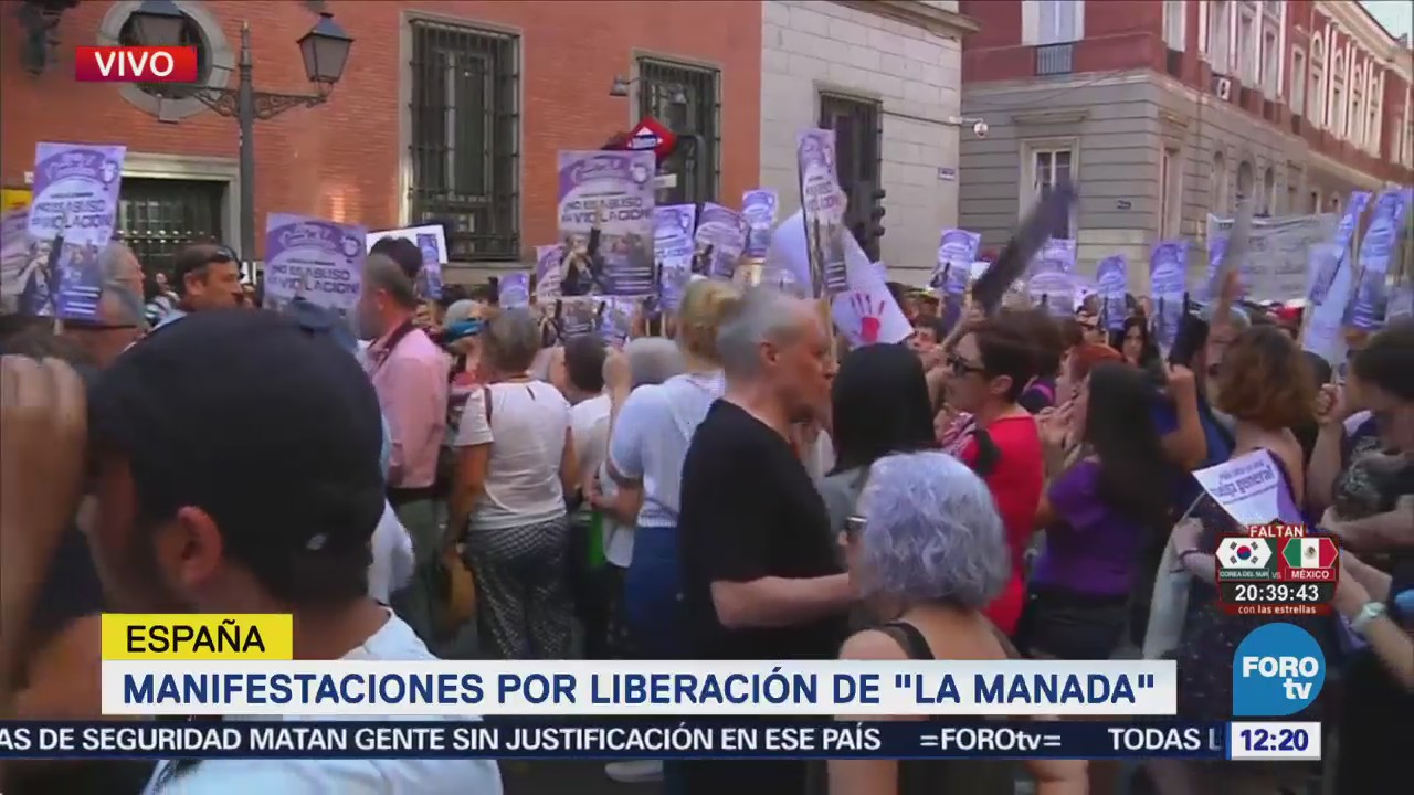 Manifestaciones Madrid Liberación La Manada