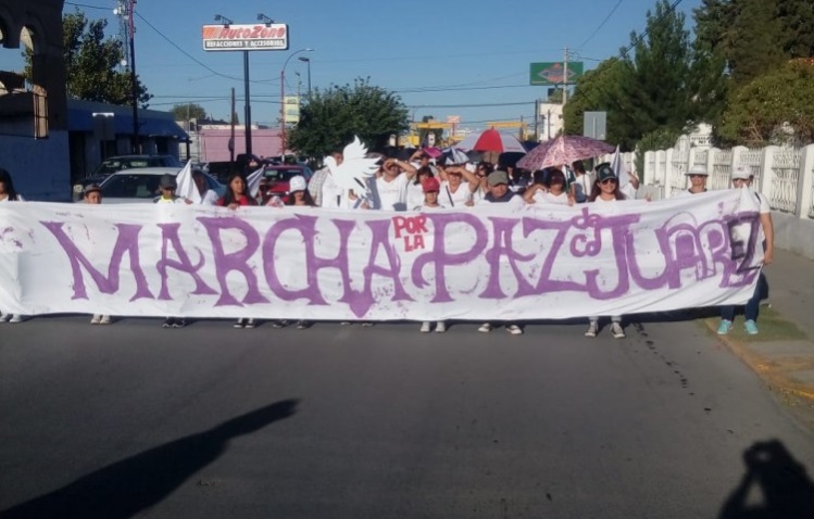 Marcha por la paz en Ciudad Juárez, Chihuahua