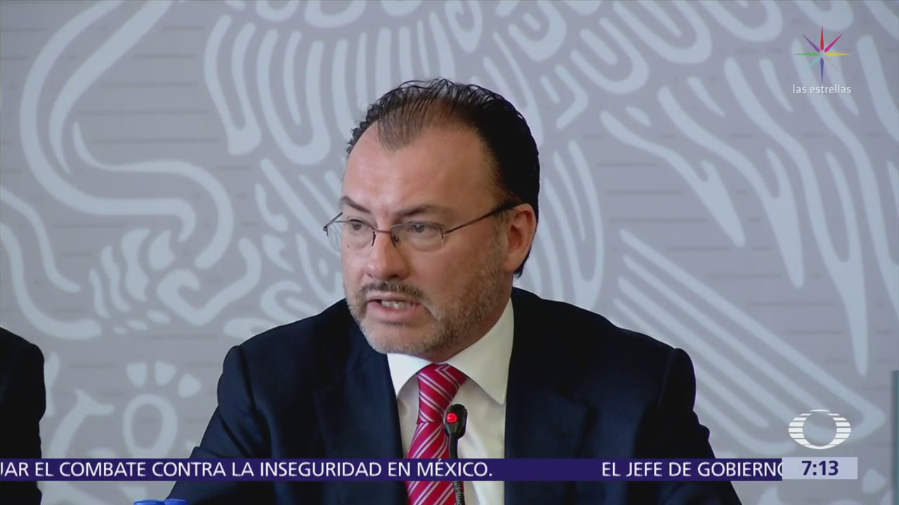 México seguirá trabajando para proteger a niños migrantes, dice Videgaray