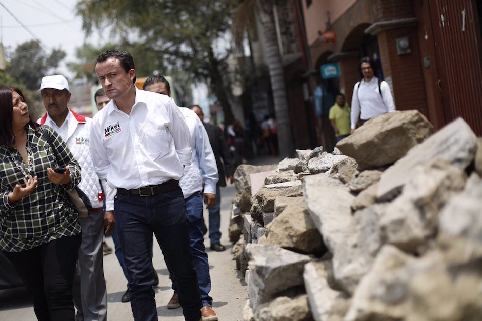 Mikel Arriola se compromete a iniciar reconstrucción Xochimilco