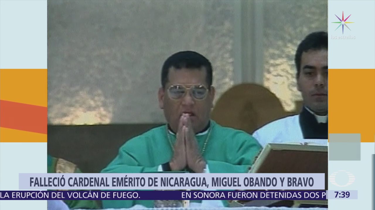 Muere el cardenal emérito de Nicaragua Miguel Obando y Bravo