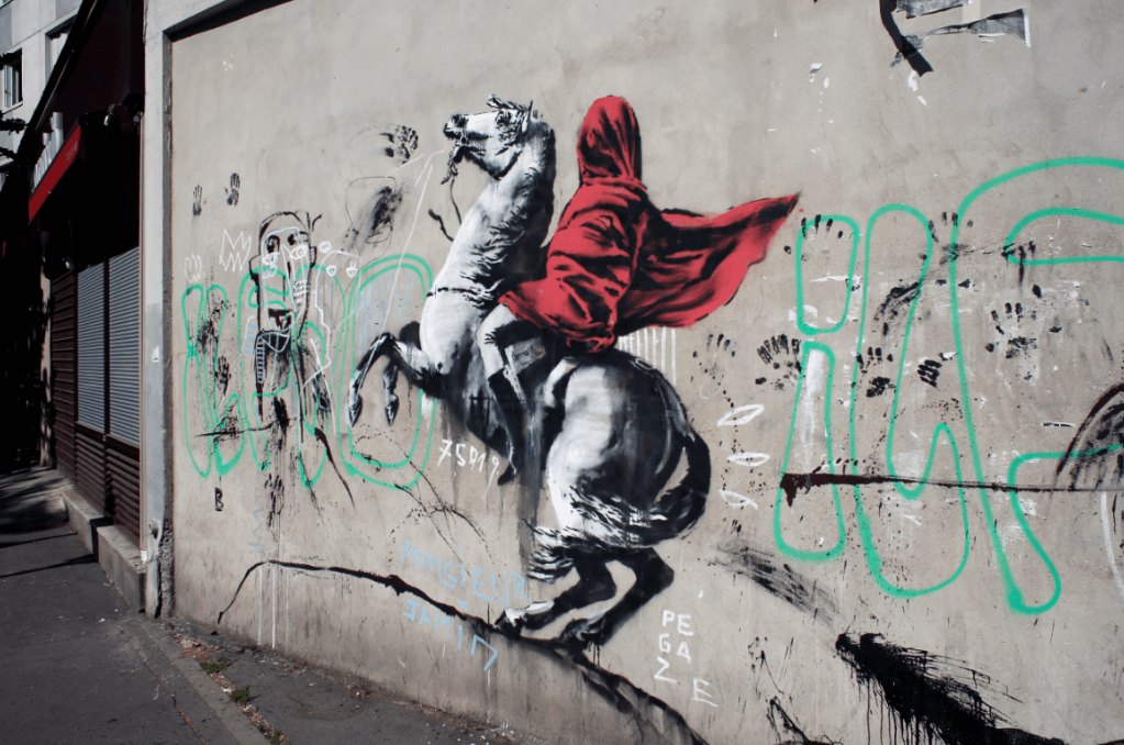 Atribuyen a Banksy nuevos murales en París