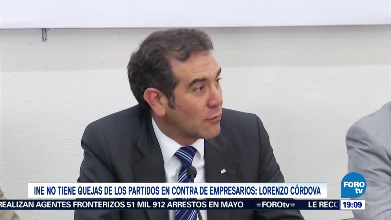 Queja Contra Empresarios Señala INE Lorenzo Córdova