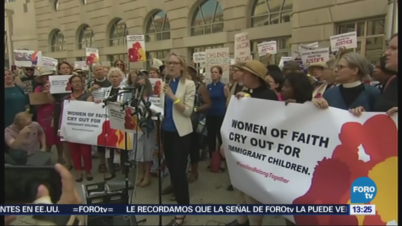 Mujeres Protestan Washington Separación Familias