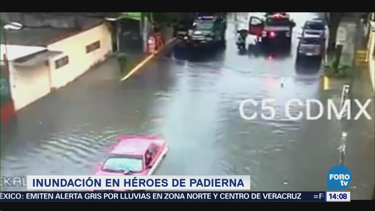 Reportan Inundación Héroes Padierna Cdmx