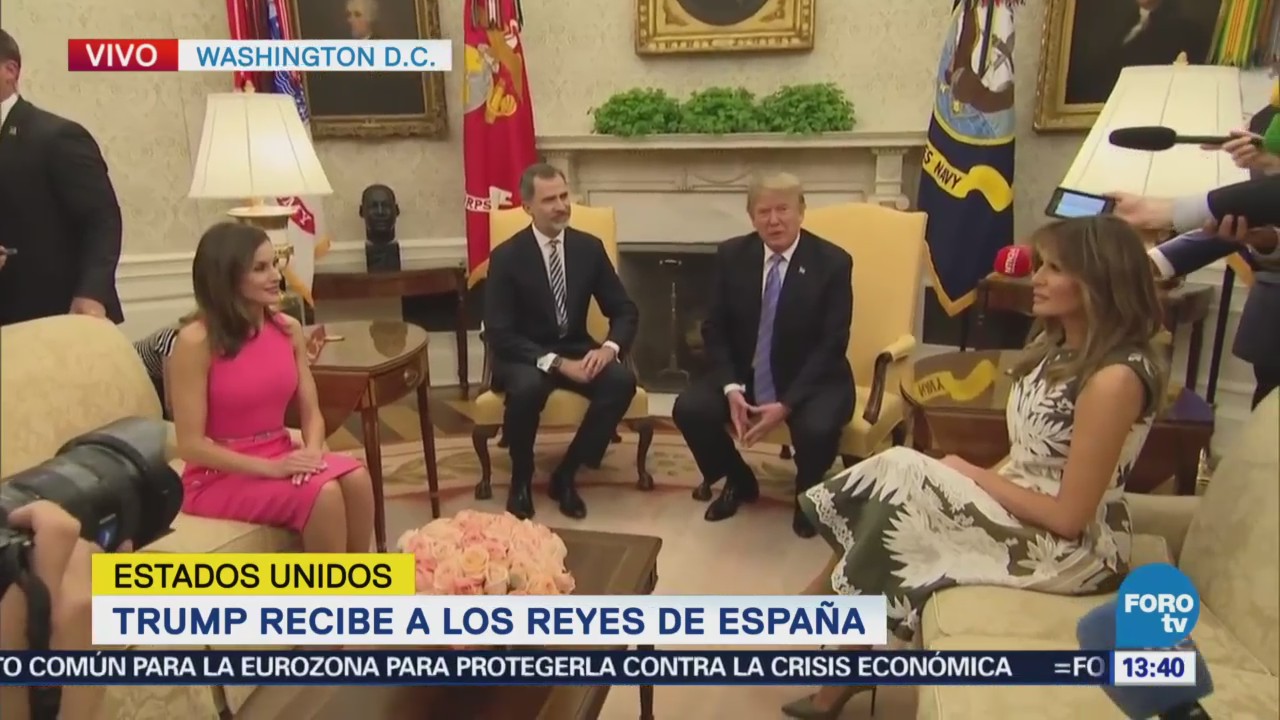 Trump Recibe Reyes España