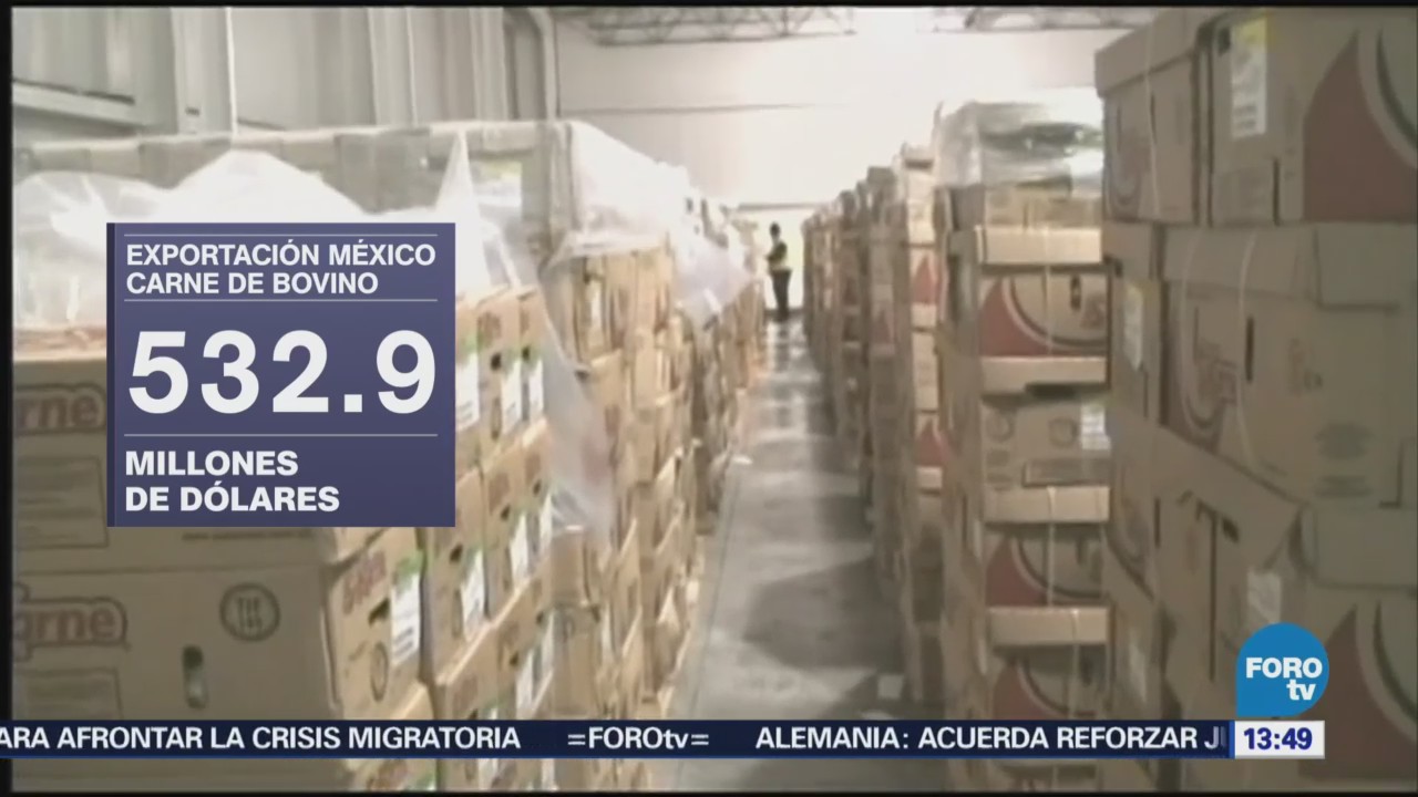 México aumenta exportaciones de carne de res