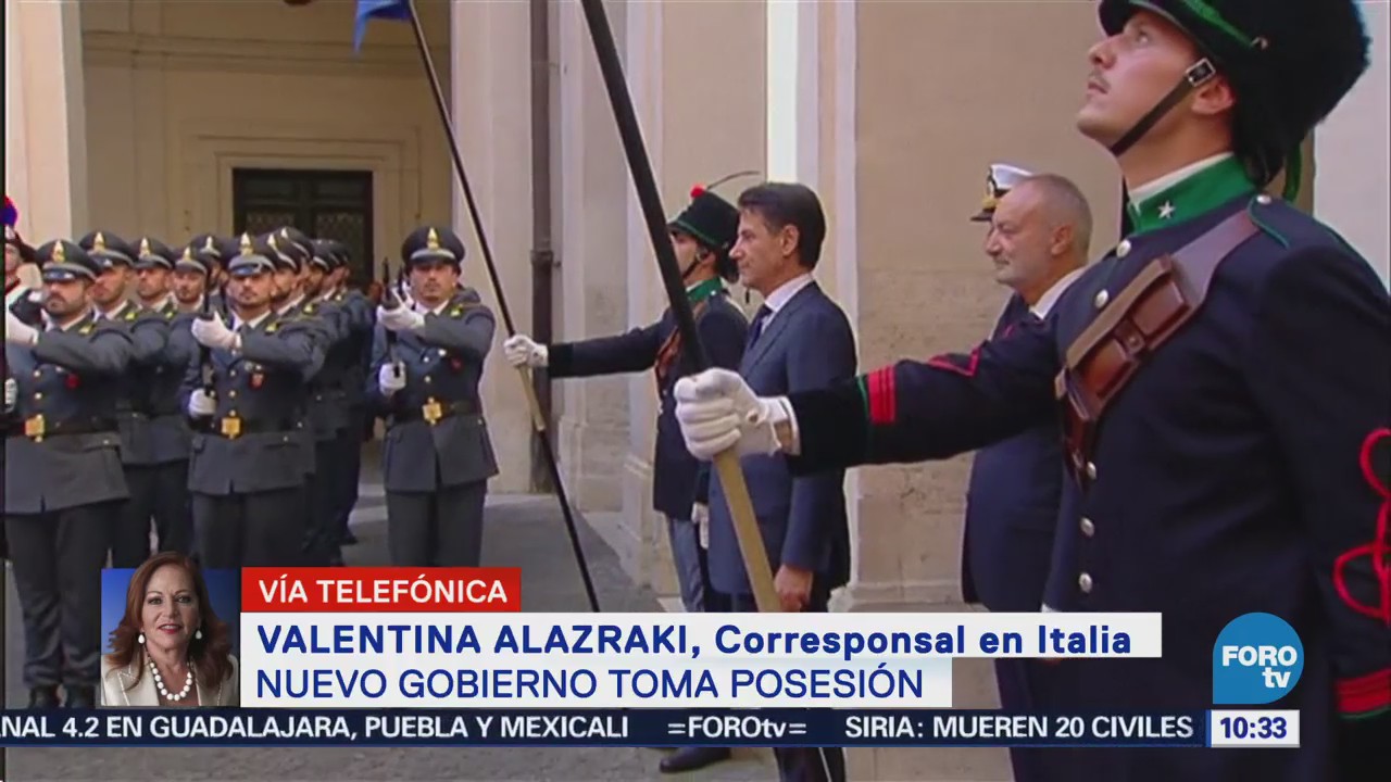 Nuevo Gobierno Italia Toma Posesión