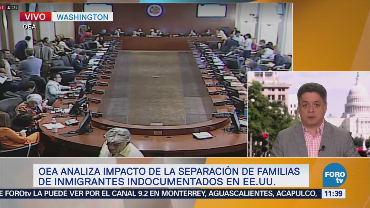 OEA analiza impacto de separación familias