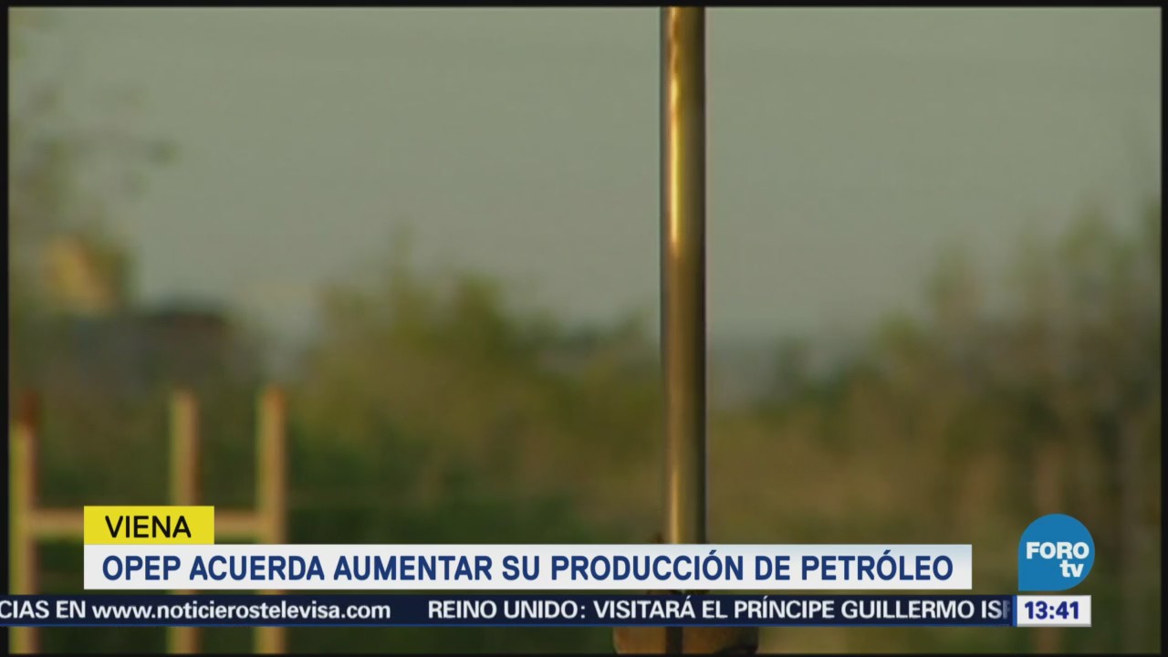 OPEP aumentará producción real de crudo