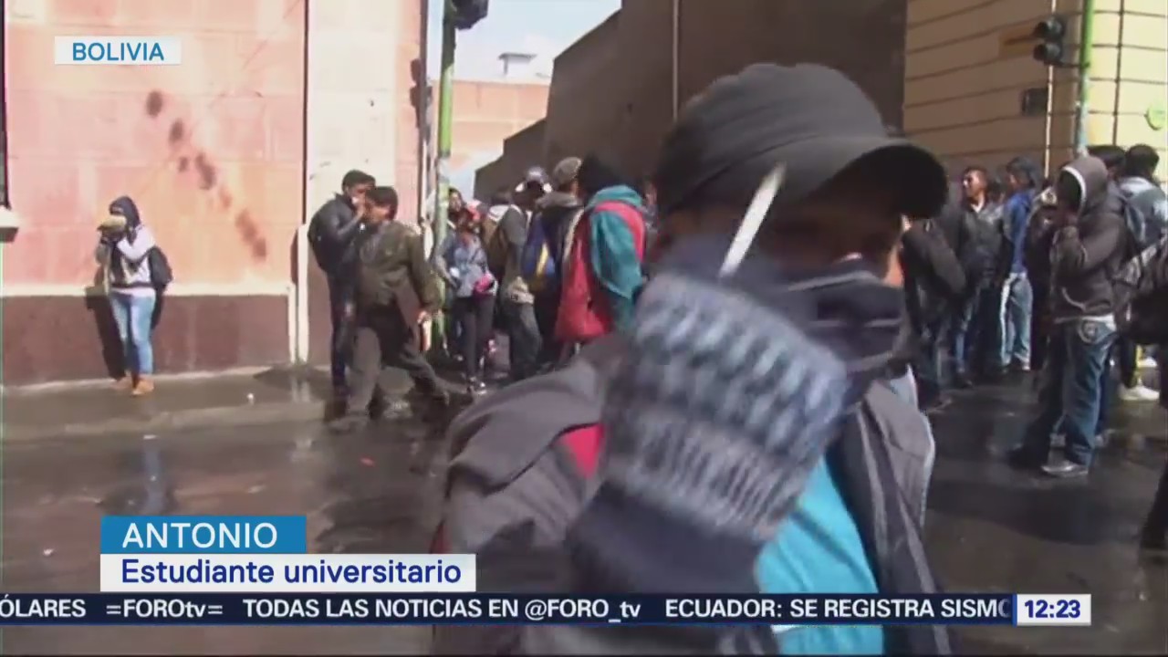Recrudecen Protestas Estudiantiles Bolivia