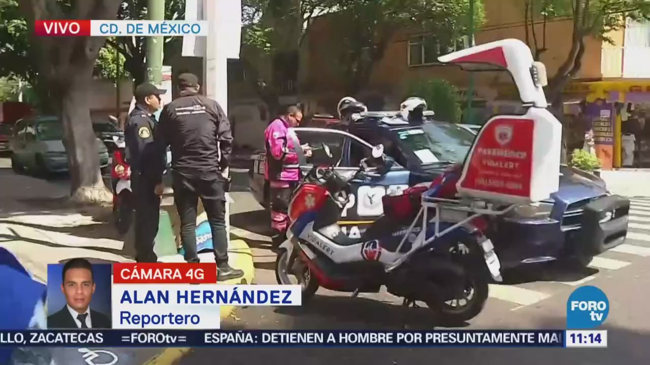 Patrulla atropella a motociclista en avenida Niños Héroes, CDMX