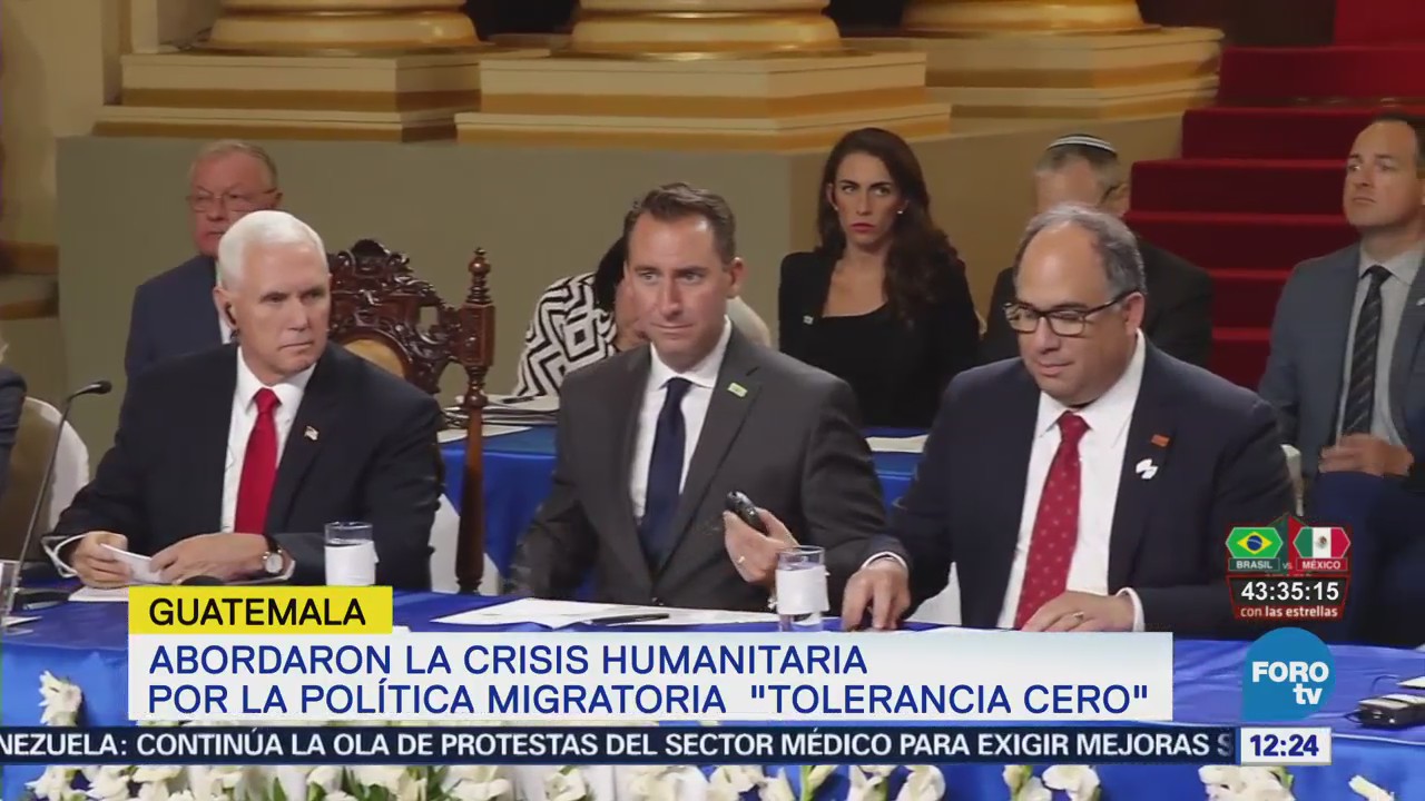 Pence Aborda Crisis Humanitaria Eu Ante Presidentes Centroamérica