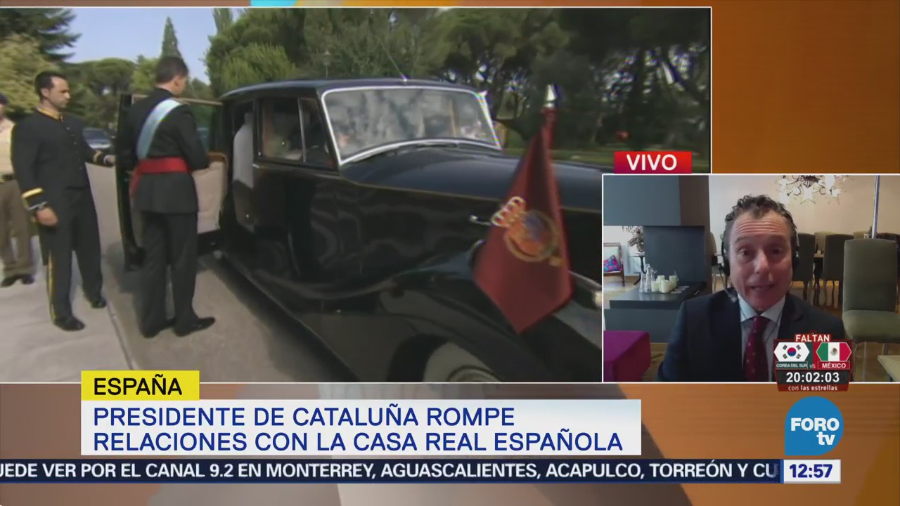 Presidente Cataluña Rompe Relaciones Casa Real Española