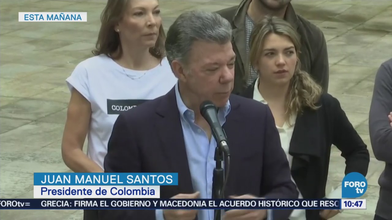 Presidente Juan Manuel Santos pide a colombianos a votar