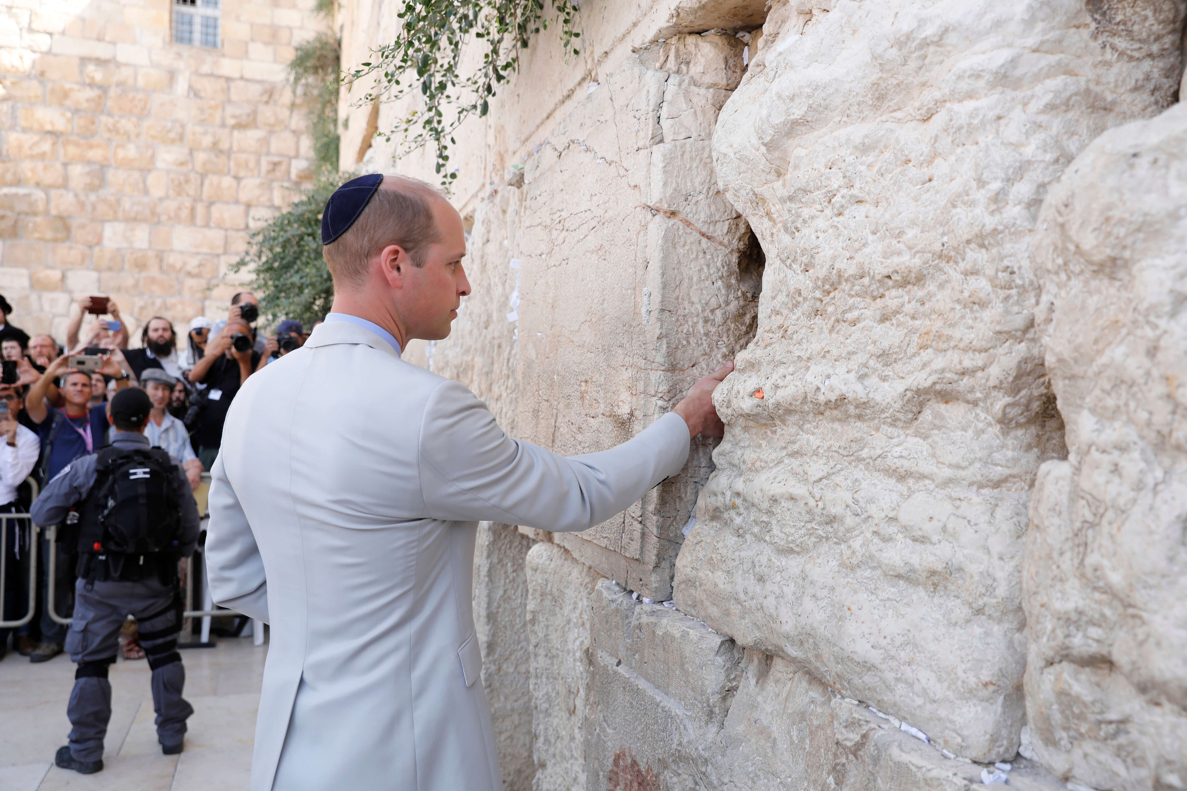 Príncipe Guillermo visita la Ciudad Vieja de Jerusalén