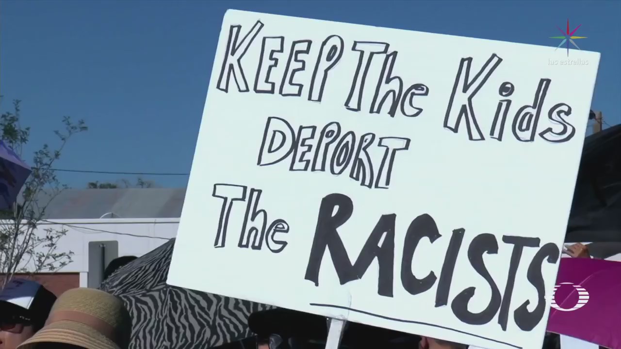 Protestan en El Paso, Texas, contra