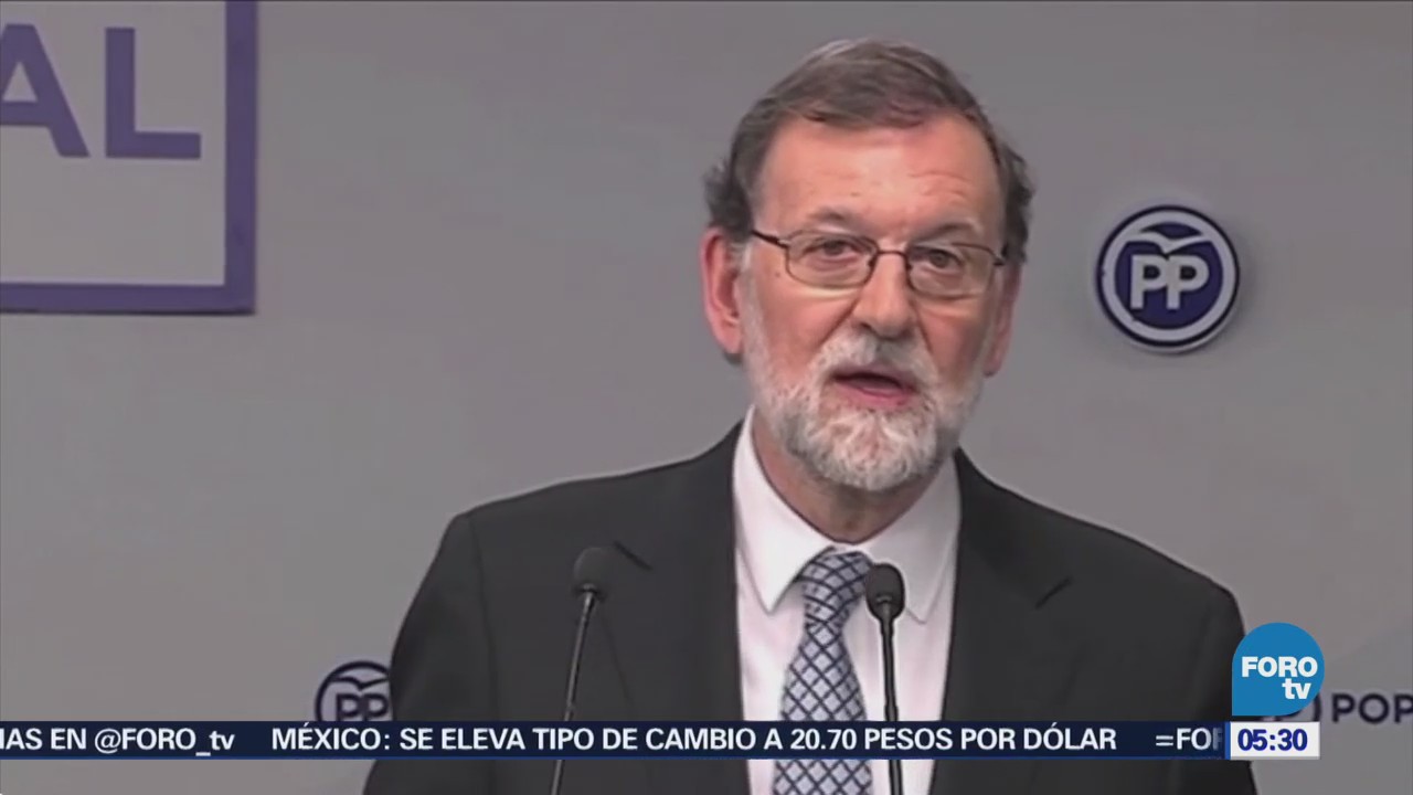 Rajoy anuncia que dejará Presidencia del Partido Popular