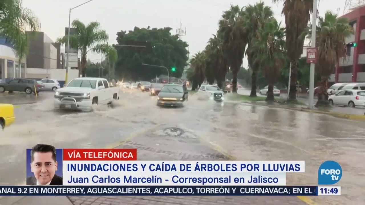 Reportan un muerto por lluvias en Guadalajara