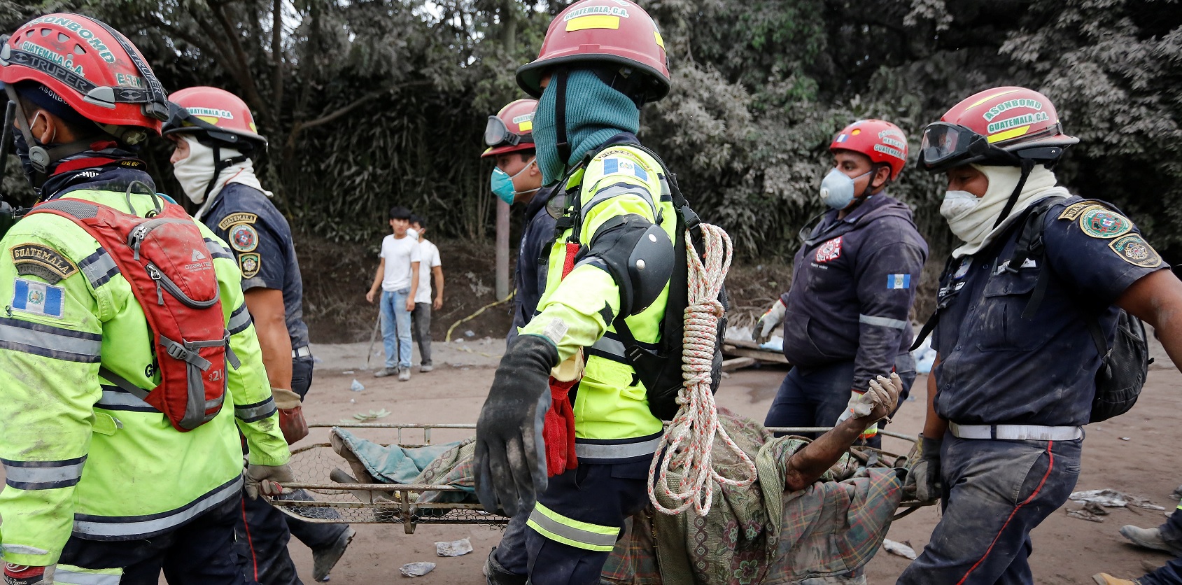 Aumenta a 69 la cifra de muertos en Guatemala