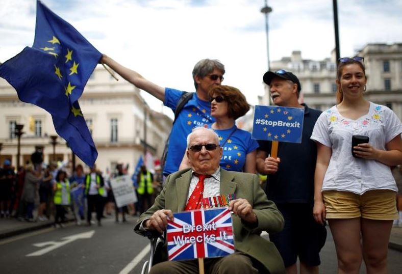 Miles piden en Londres segundo referéndum sobre el ‘brexit’