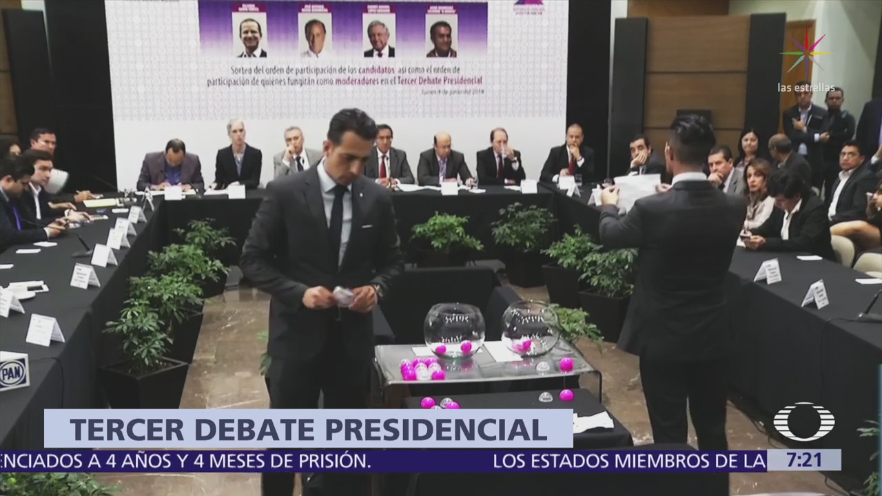 Ricardo Anaya abrirá y cerrará intervenciones en tercer debate presidencial