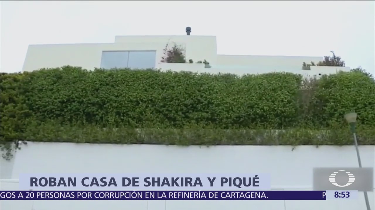 Roban casa de Shakira y Gerard Piqué en Barcelona