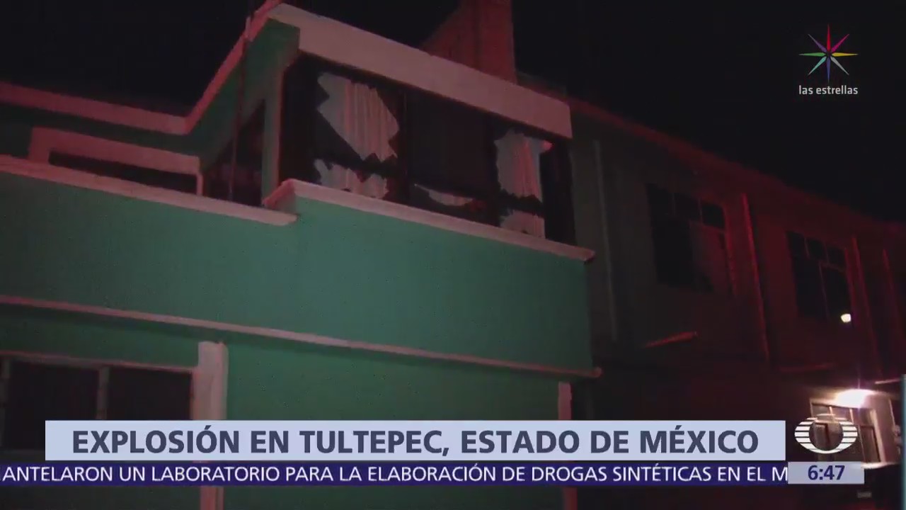 Se registra explosión de presunto taller de pirotecnia en Tultepec, Edomex