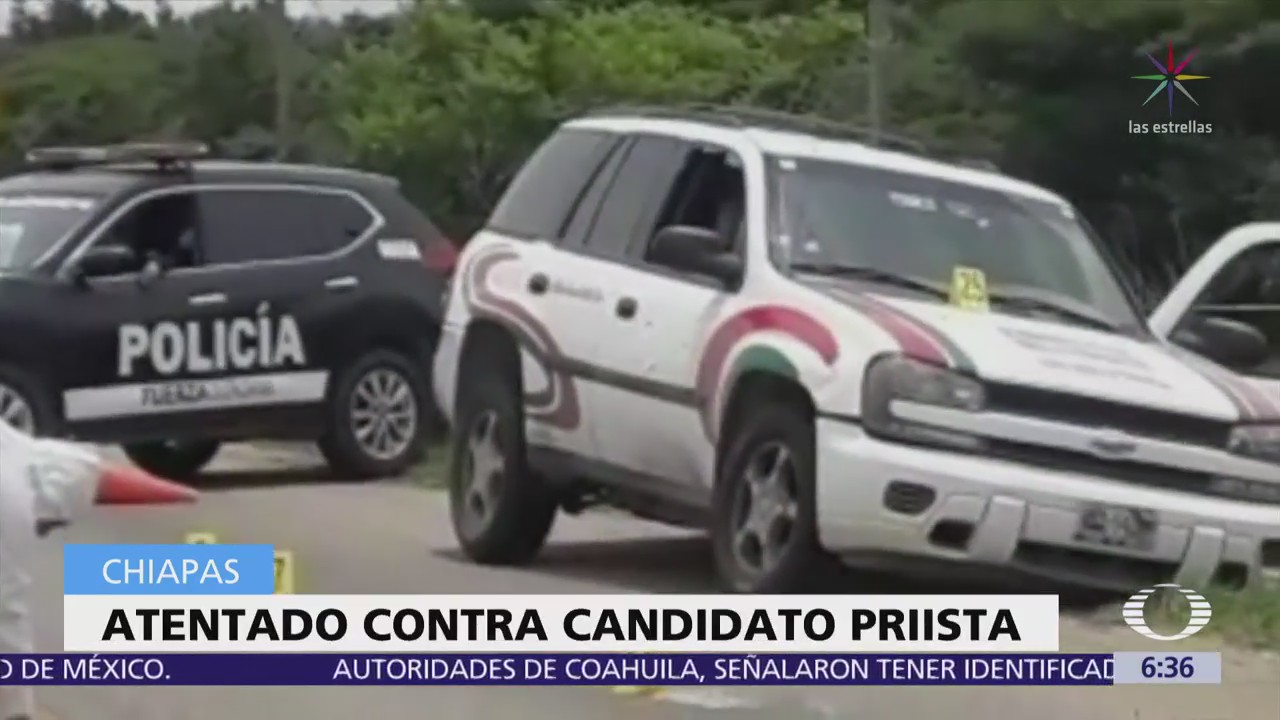 Se salva de atentado candidato del PRI en La Trinitaria, Chiapas