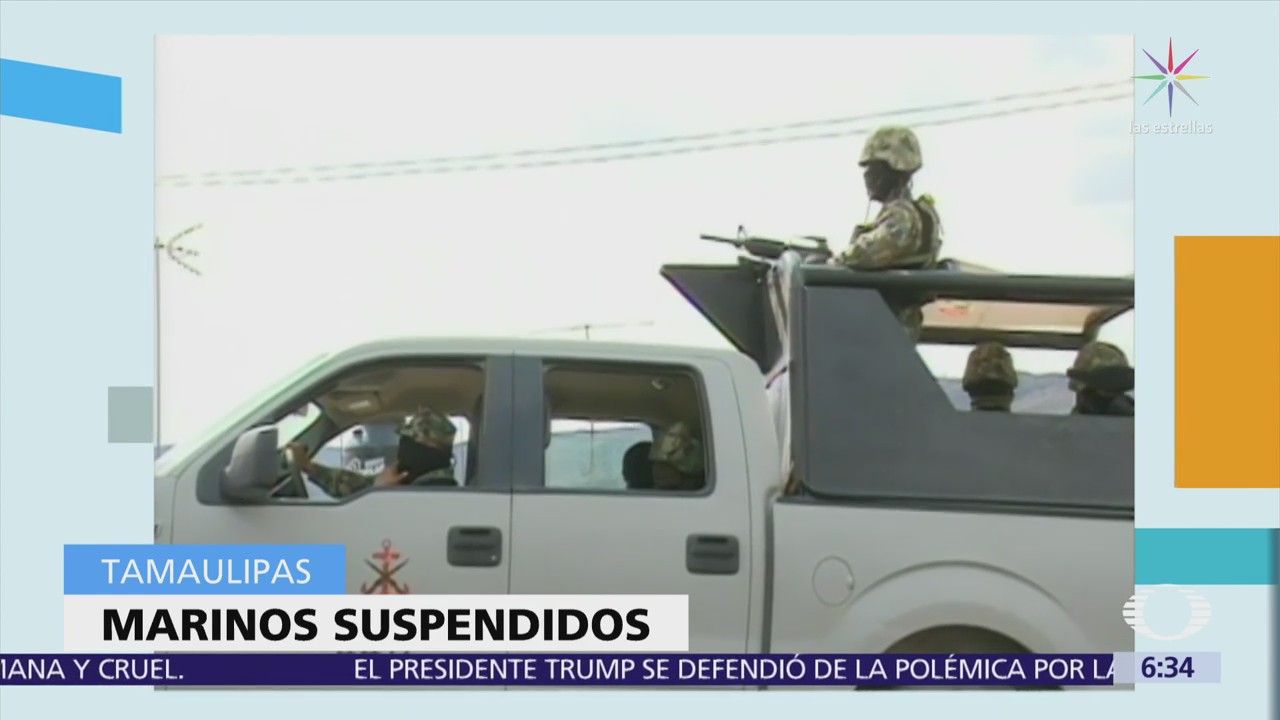 Semar suspende a marinos vinculados a desapariciones en Tamaulipas