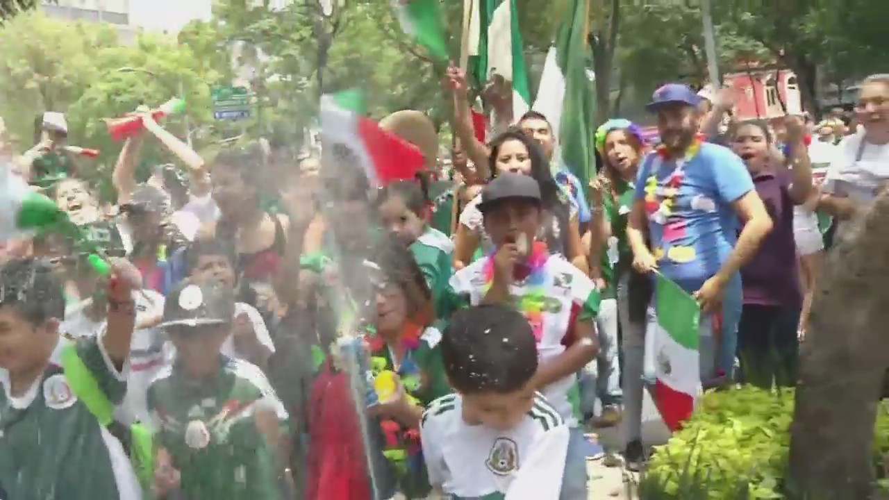 Siguen Festejos Triunfo Selección Mexicana Cdmx