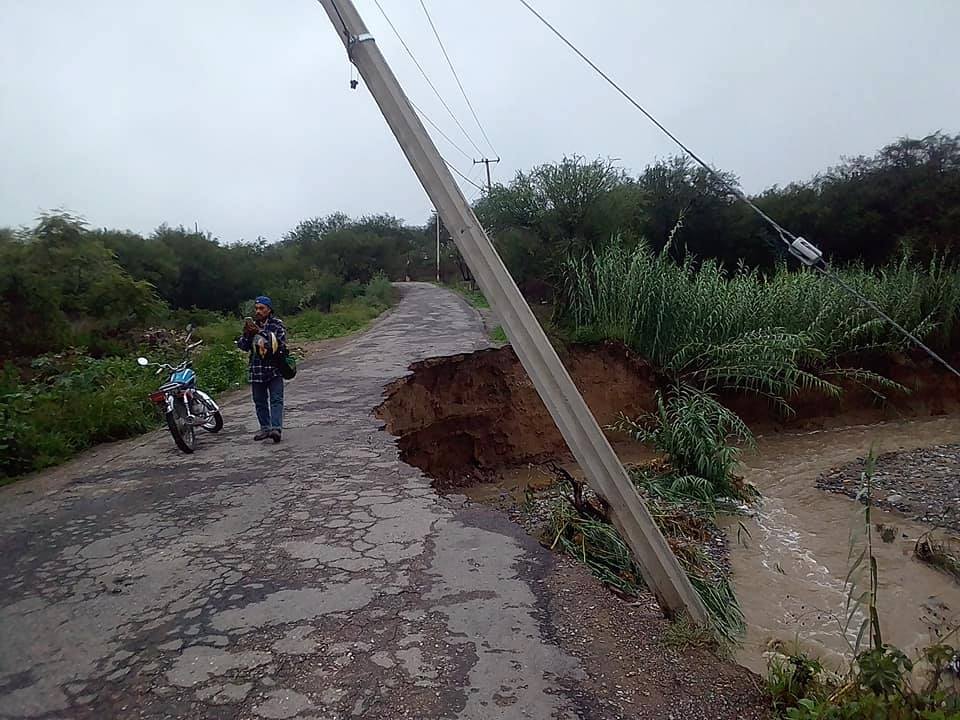 Lluvias intensas de Carlotta causan inundaciones en Tehuacán, Puebla