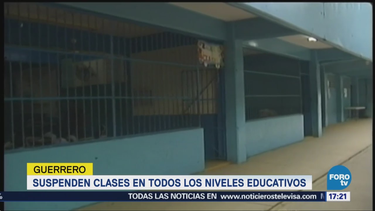 Suspenden Clases Escuelas Guerrero Lluvias