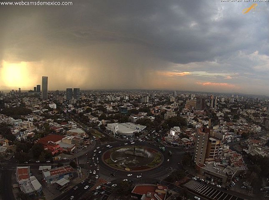 Timelapse muestra impresionante tormenta en Guadalajara