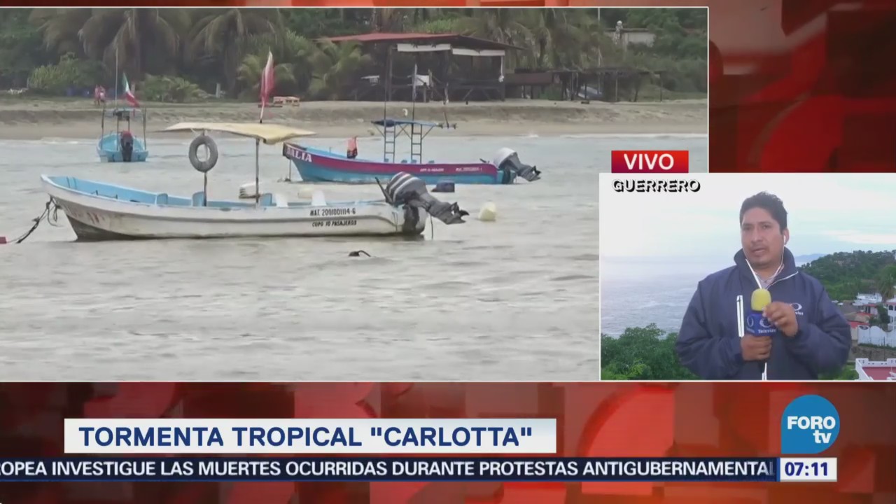 Tormenta Tropical Carlotta Pone Alerta Guerrero