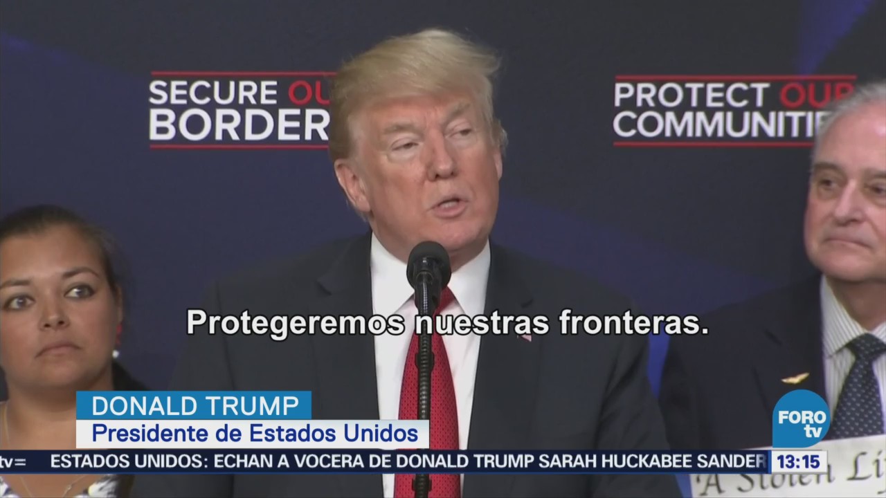 Trump Defiende Política Migratoria Donald