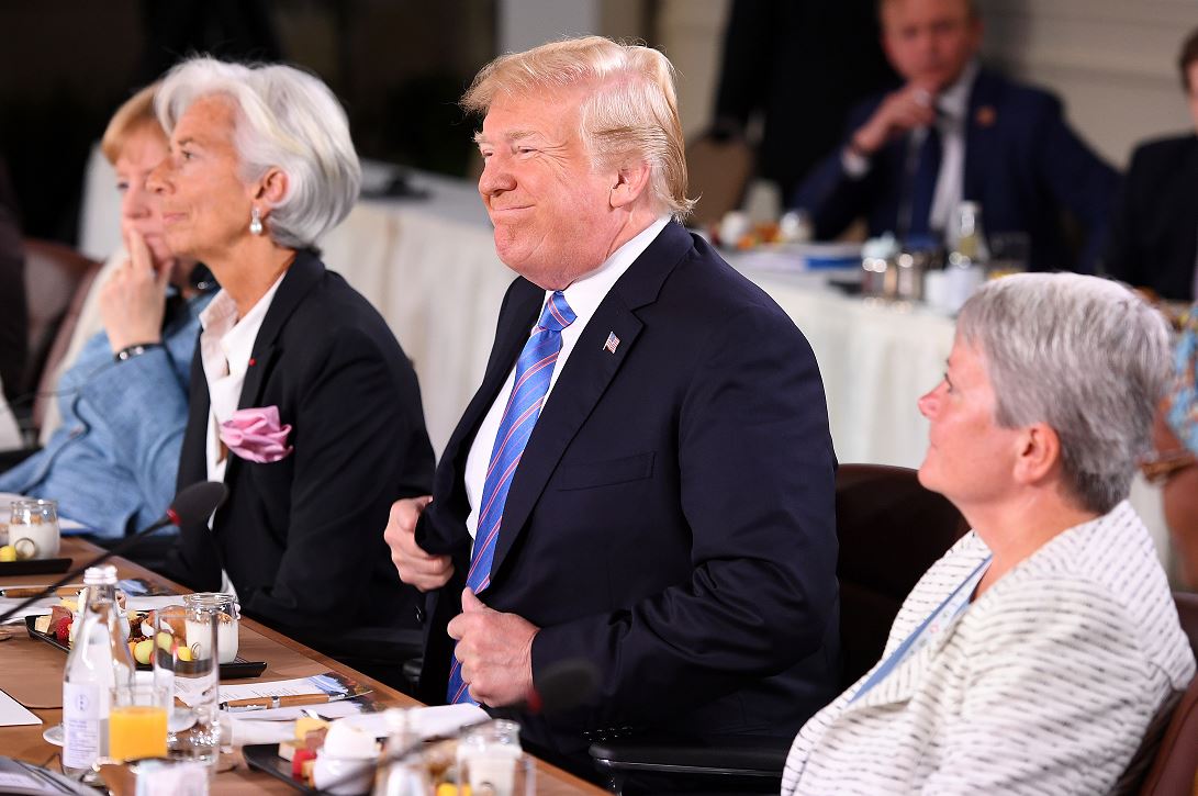 Trump añade suspenso al G7 al llegar tarde al desayunob
