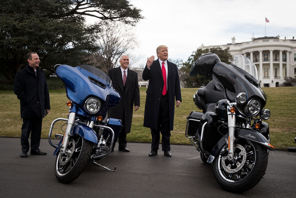 Trump Harley aranceles UE excusa salir Estados Unidos