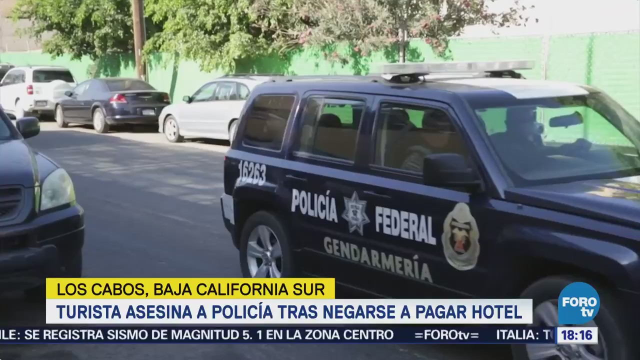 Turista Asesina Policía Hotel Los Cabos