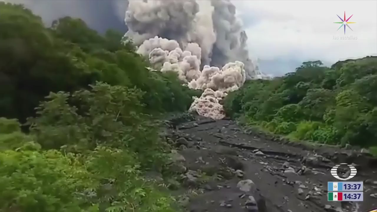 Vecinos de Escuintla Guatemala recuerdan erupción Volcán