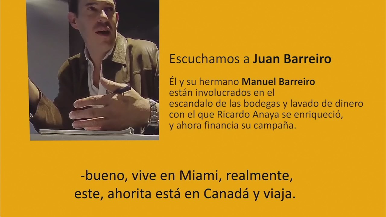 Video Nexos Ricardo Anaya Manuel Barreiro