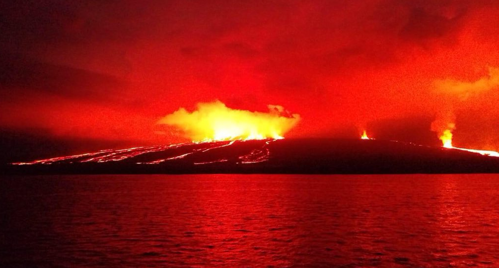 Sigue alerta por volcán Sierra Negra del archipiélago Galápagos