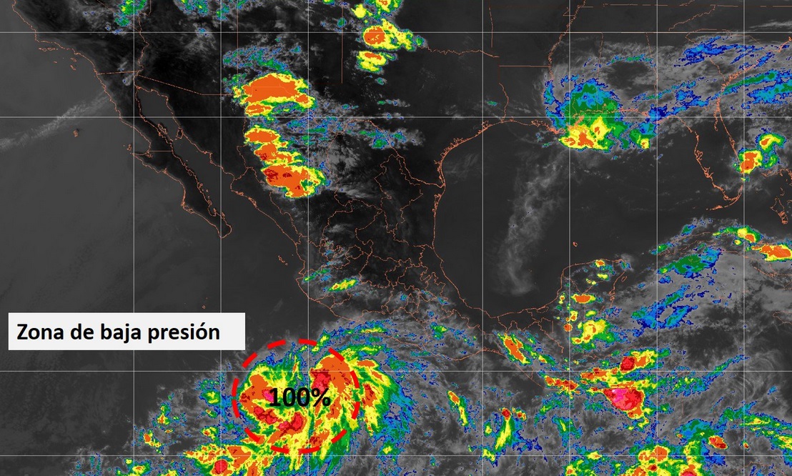 Zona de inestabilidad provoca lluvias en costas de Guerrero