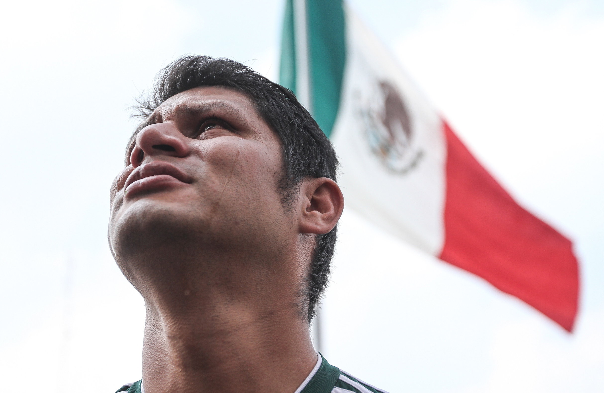 Aficionados despiden a México de Rusia 2018 en Zócalo